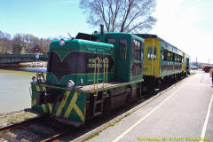 Locomotive L1 "Stanley"   Weight: 25 Ton   Former owner: Consolidated Sand and Gravel   Builder: GE   Date built: 1952   Serial: 31575